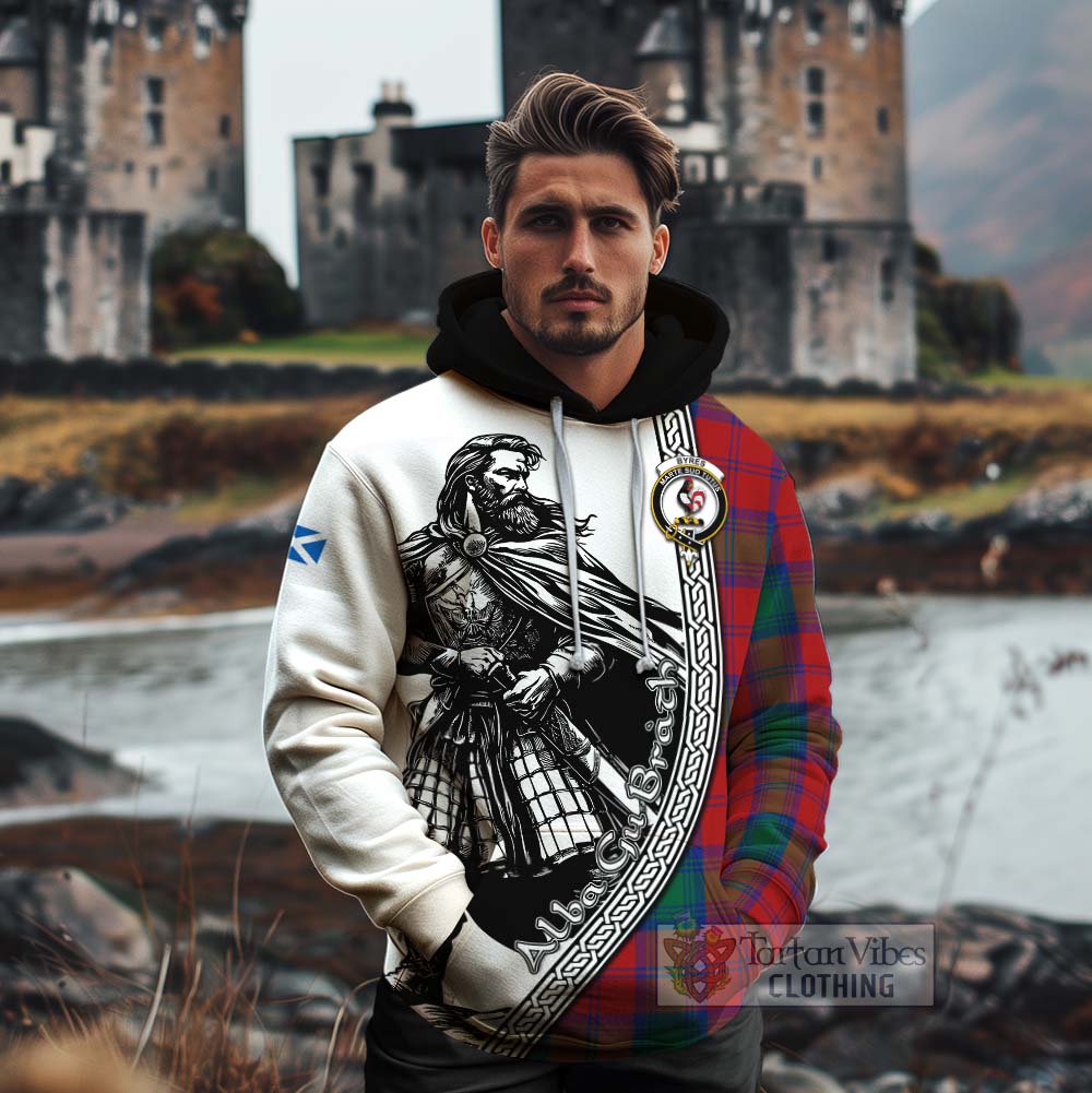 Byres (Byses) Tartan Clan Crest Cotton Hoodie with Highlander Warrior Celtic Style - Tartan Vibes Clothing