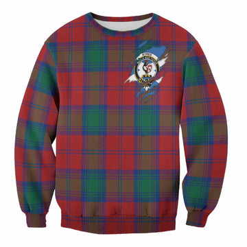 Byres (Byses) Clan Crest In Me Tartan Sweatshirt Scotland Flag Style