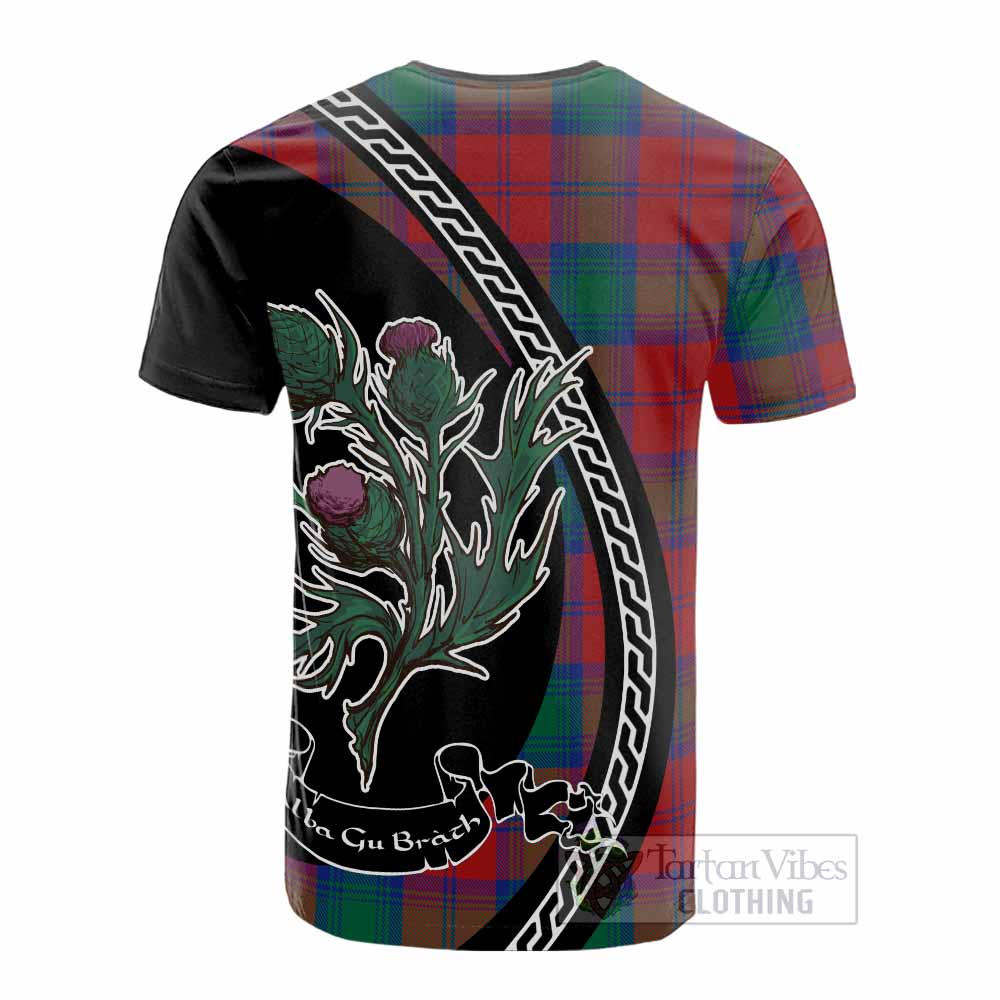 Byres (Byses) Family Crest Tartan Cotton T-shirt Alba Thistle Inspired - Tartan Vibes Clothing