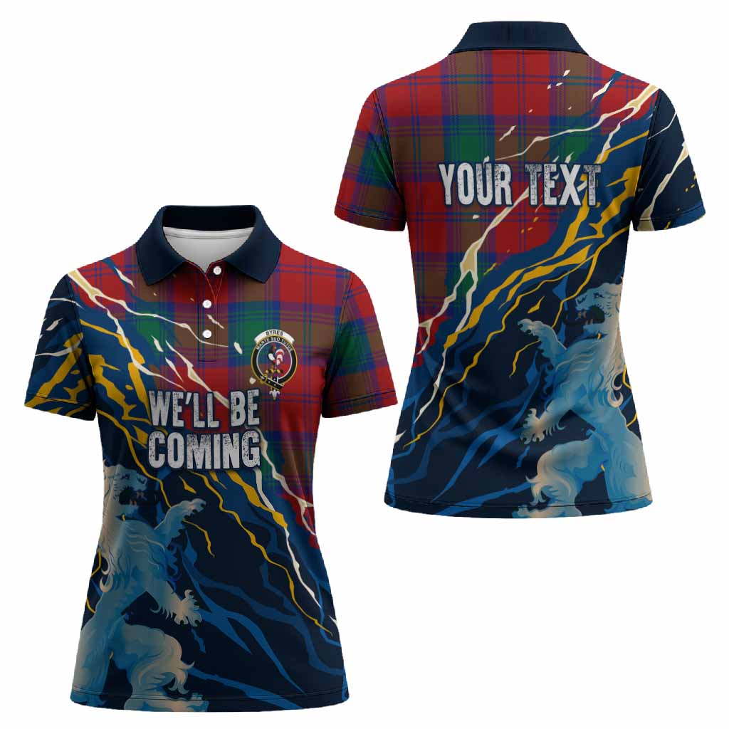 Byres (Byses) Scotland Tartan Women Polo Shirt WC2026 Football - We'll Be Coming