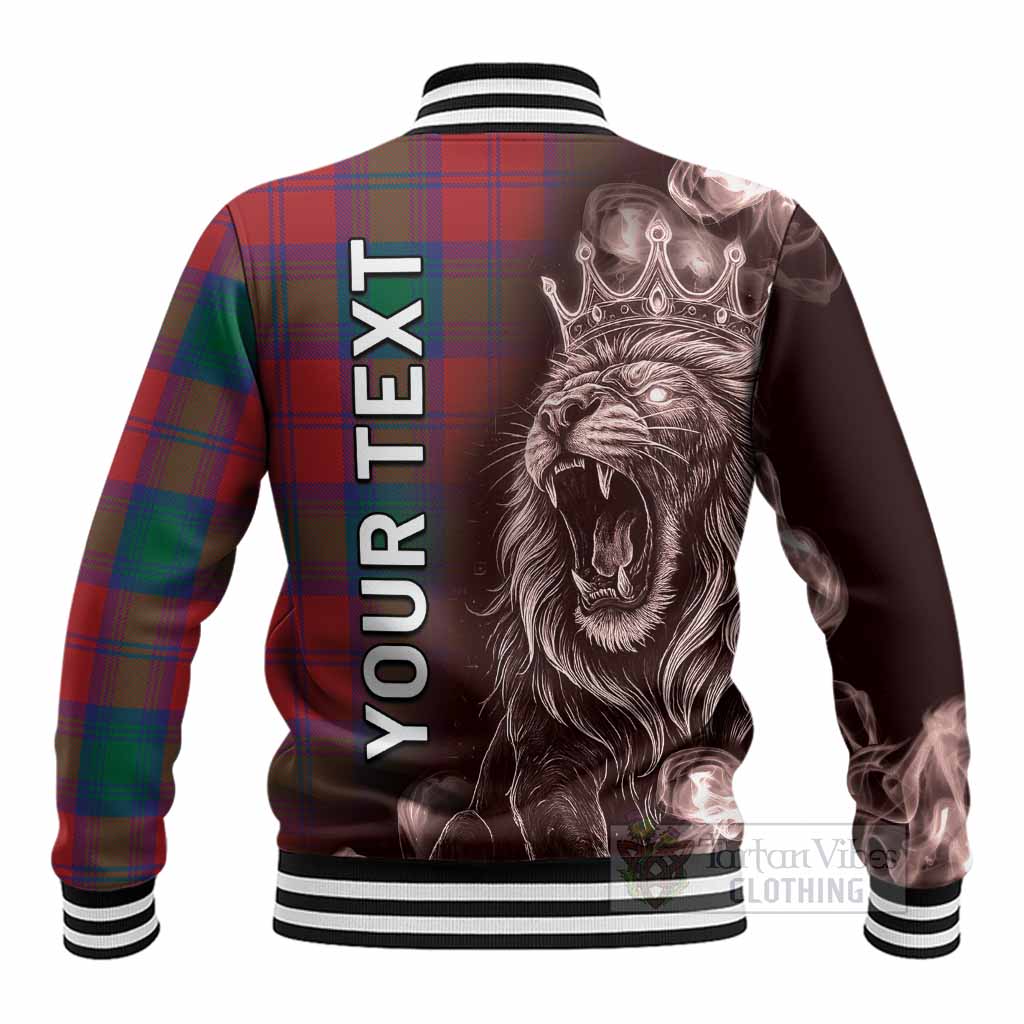 Byres (Byses) Tartan Baseball Jacket Roaring Lion Heritage