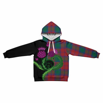 Byres (Byses) Tartan Kid Hoodie Traditional Scottish Thistle