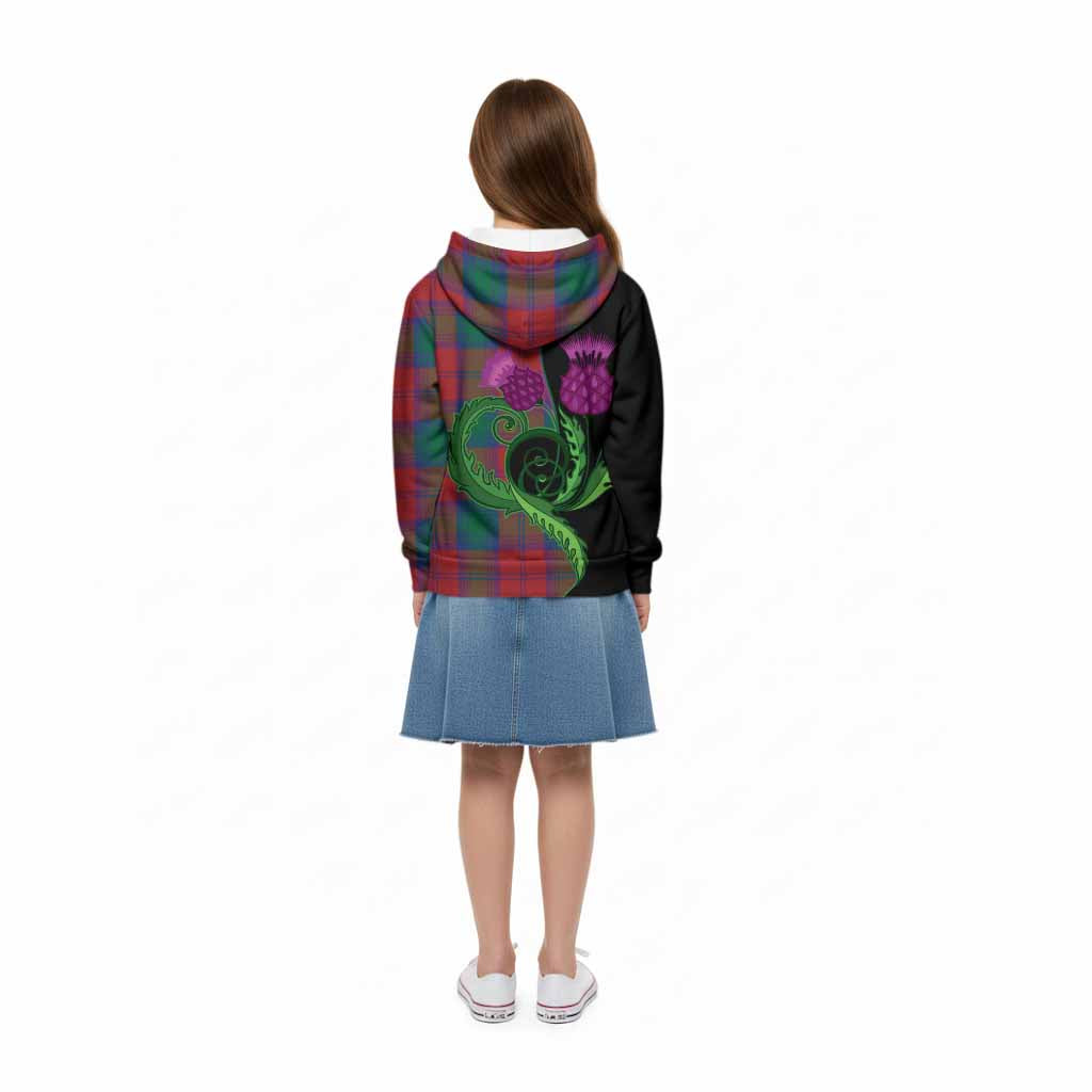 Byres (Byses) Tartan Kid Hoodie Traditional Scottish Thistle