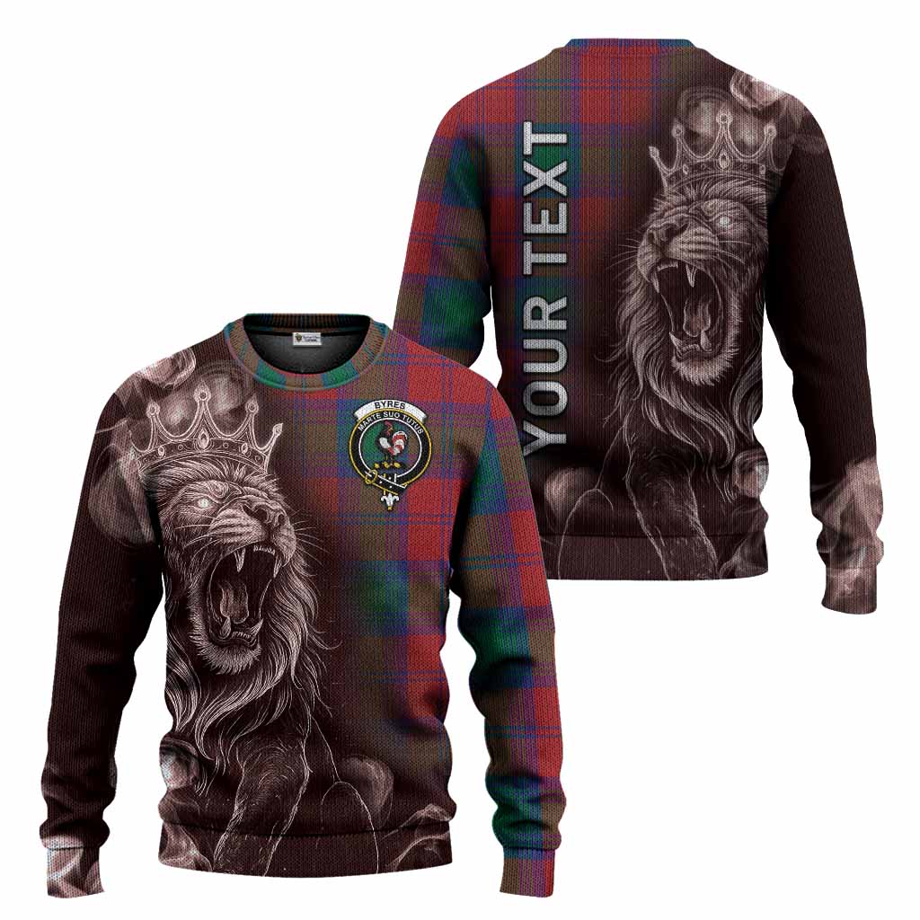 Byres (Byses) Tartan Knitted Sweater Roaring Lion Heritage