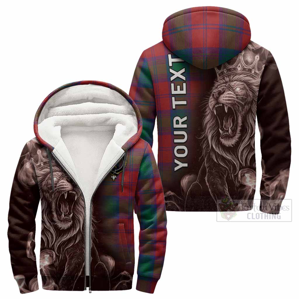 Byres (Byses) Tartan Sherpa Hoodie Roaring Lion Heritage