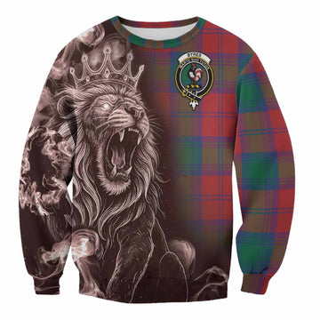 Byres (Byses) Tartan Sweatshirt Roaring Lion Heritage