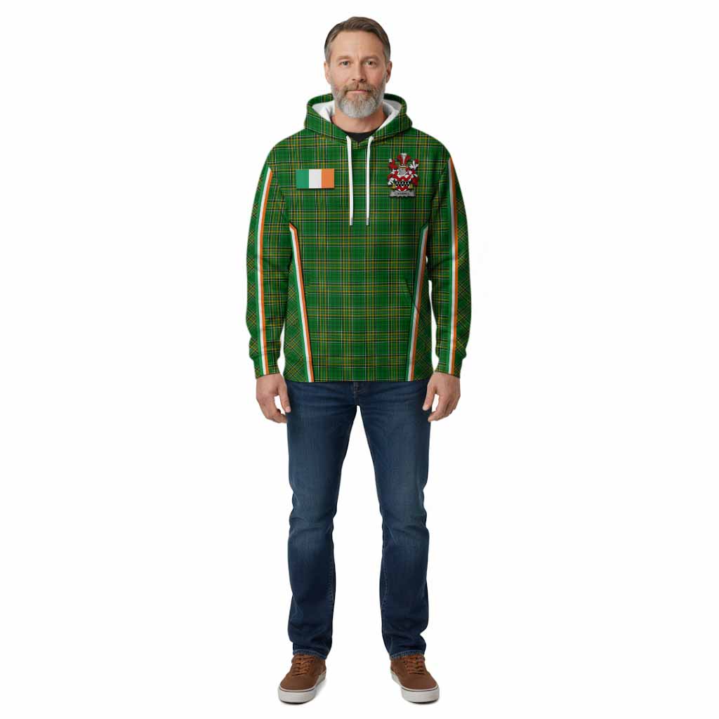 Cadwell Irish Clan Coat of Arm Tartan Cotton Hoodie Flag Style