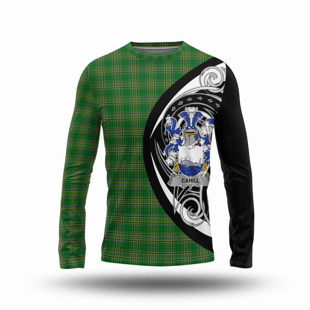 Cahill Irish Clan Long Sleeve T-Shirt Celtic Circle Style Unisex - Tartan Vibes Clothing