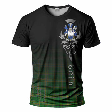 Tartan Vibes Clothing Cahill Irish Clan T-Shirt with Coat of Arms Erin Go Bragh Celtic Inspired