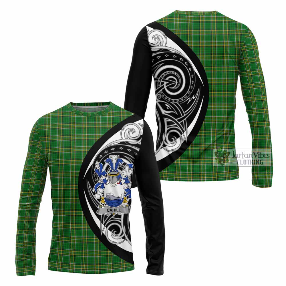 Cahill Irish Clan Long Sleeve T-Shirt Celtic Circle Style - Tartan Vibes Clothing