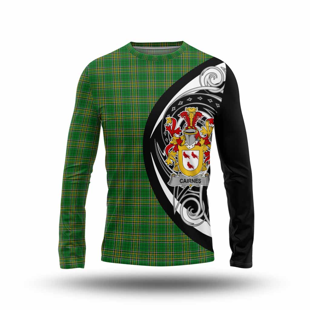 Cairnes Irish Clan Long Sleeve T-Shirt Celtic Circle Style Unisex - Tartan Vibes Clothing