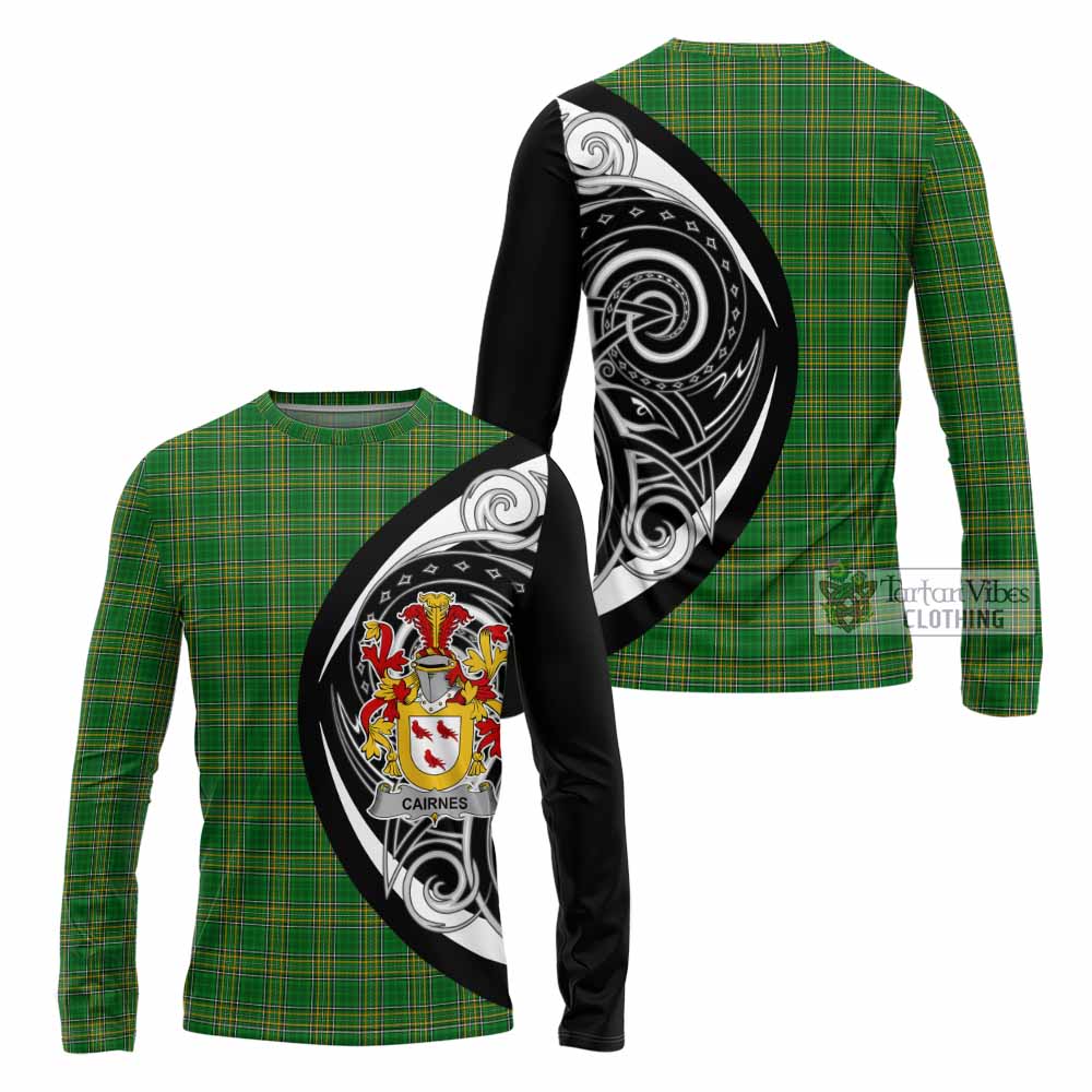Cairnes Irish Clan Long Sleeve T-Shirt Celtic Circle Style - Tartan Vibes Clothing