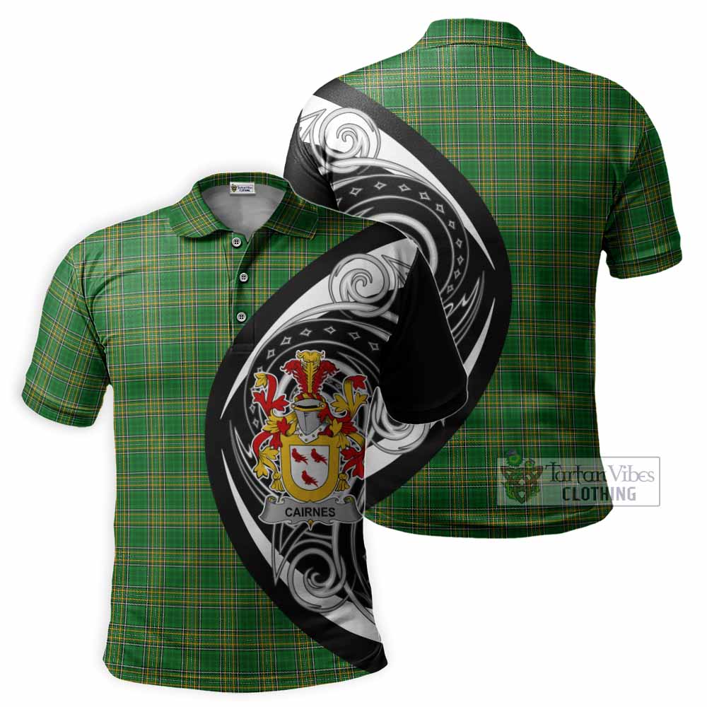 Cairnes Irish Clan Polo Shirt Celtic Circle Style - Tartan Vibes Clothing