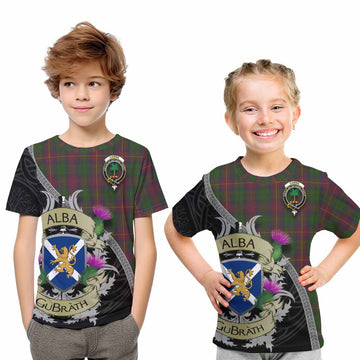 Cairns Tartan Family Crest Kid T-Shirt Lion Rampant Royal Thistle Shield Celtic Inspired Youth XL Size14 - Tartan Vibes Clothing
