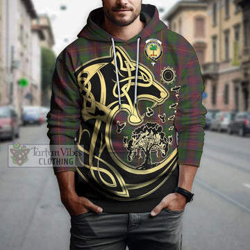 Cairns Tartan Hoodie with Family Crest Celtic Wolf Style Zip Hoodie - Tartan Vibes Clothing