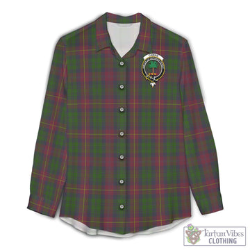 Cairns Tartan Women's Casual Shirt with Family Crest Female - Tartan Vibes Clothing