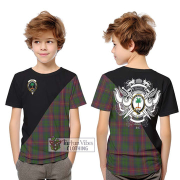 Cairns Tartan Kid T-Shirt with Family Crest and Military Logo Style Youth XL Size14 - Tartan Vibes Clothing