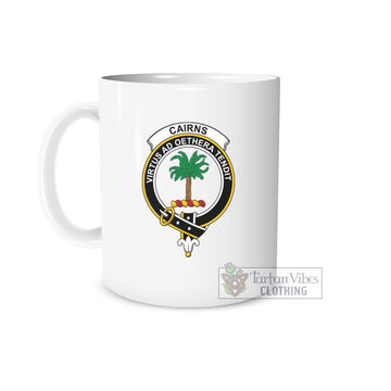 Cairns Family Crest Ceramic Mug One Size 11oz size - 2D-tartanvibesclothing