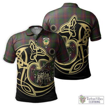 Cairns Tartan Polo Shirt with Family Crest Celtic Wolf Style Kid - Tartan Vibes Clothing