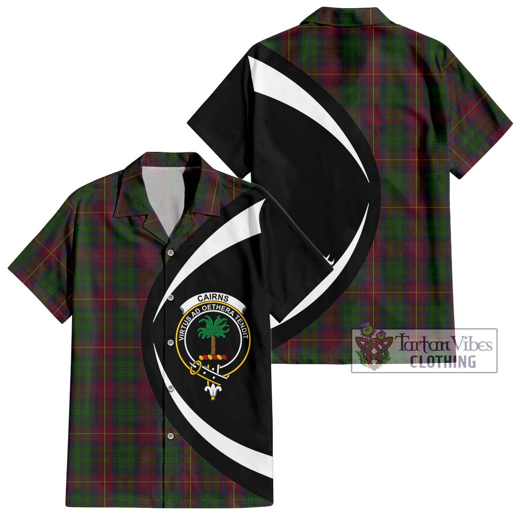 Cairns Tartan Hawaiian Shirt with Family Crest Circle Style Kid - Tartan Vibes Clothing