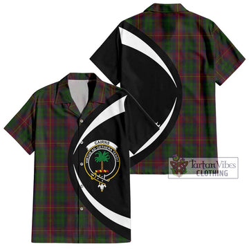 Cairns Tartan Hawaiian Shirt with Family Crest Circle Style Kid - Tartan Vibes Clothing
