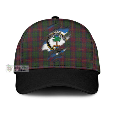 Cairns Tartan Classic Cap with Family Crest In Me Style