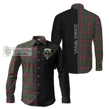 Cairns Tartan Long Sleeve Button Shirt with Family Crest and Half Of Me Style Men's Shirt S - Tartanvibesclothing Shop