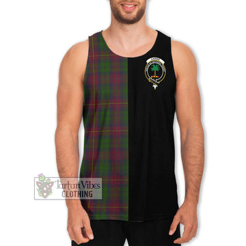 Cairns Tartan Men's Tank Top with Family Crest and Half Of Me Style Men - Tartan Vibes Clothing