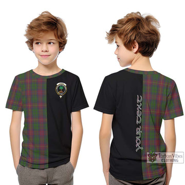 Cairns Tartan Kid T-Shirt with Family Crest and Half Of Me Style Youth XL Size14 - Tartan Vibes Clothing