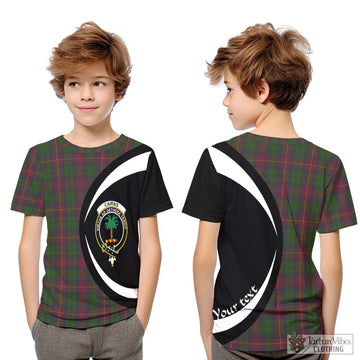 Cairns Tartan Kid T-Shirt with Family Crest Circle Style Youth XL Size14 - Tartan Vibes Clothing