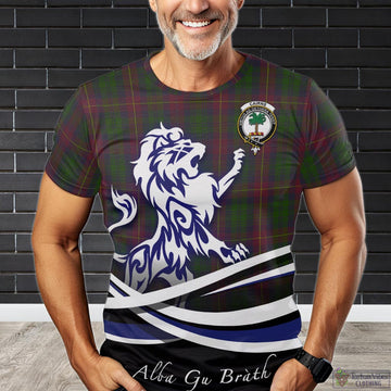 Cairns Tartan T-Shirt with Alba Gu Brath Regal Lion Emblem Kid's Shirt - Tartan Vibes Clothing
