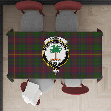 Cairns Tartan Tablecloth with Family Crest XL 57.1"x70.9"(145x180cm) - Tartan Vibes Clothing