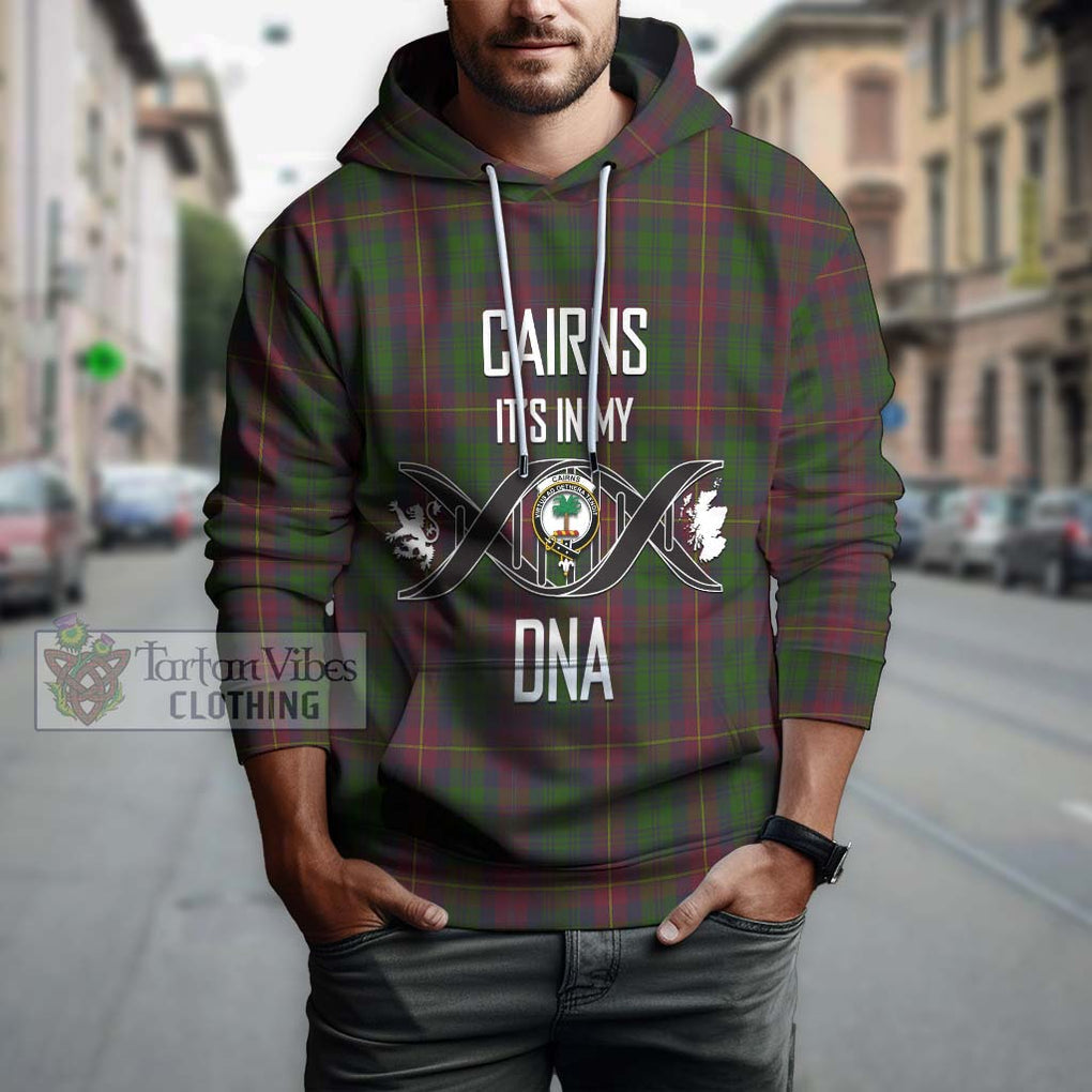 Cairns Tartan Hoodie with Family Crest DNA In Me Style Pullover Hoodie - Tartan Vibes Clothing