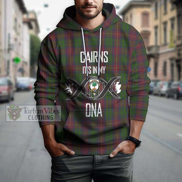 Cairns Tartan Hoodie with Family Crest DNA In Me Style Pullover Hoodie - Tartan Vibes Clothing