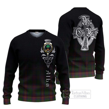 Cairns Tartan Ugly Sweater Featuring Alba Gu Brath Family Crest Celtic Inspired Unisex - Tartan Vibes Clothing