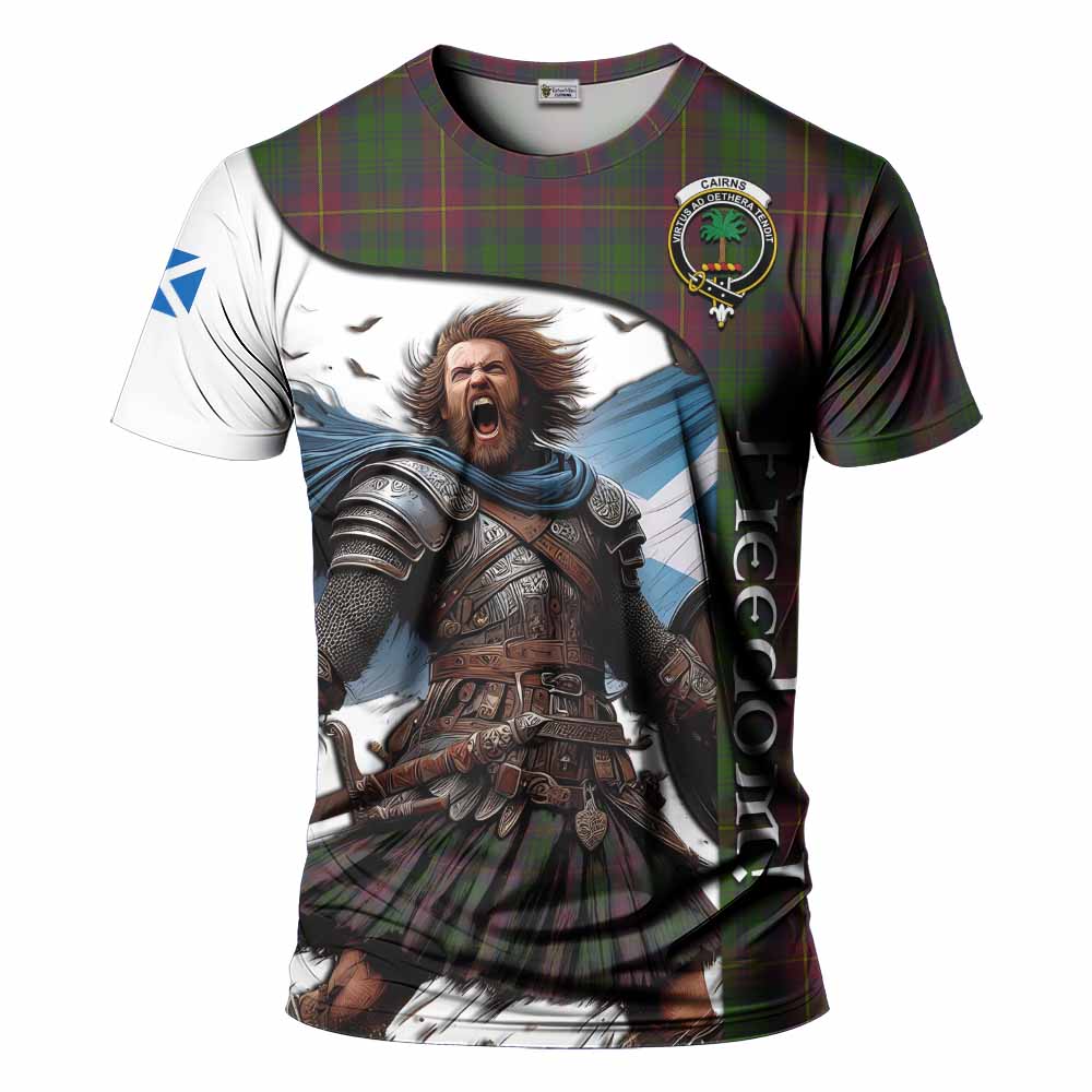 Cairns Crest Tartan T-Shirt Inspired by the Freedom of Scottish Warrior Kid's Shirt - Tartan Vibes Clothing