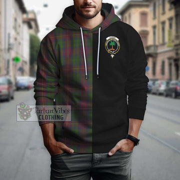 Cairns Tartan Hoodie with Family Crest and Half Of Me Style Zip Hoodie - Tartan Vibes Clothing