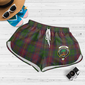 Cairns Tartan Womens Shorts with Family Crest