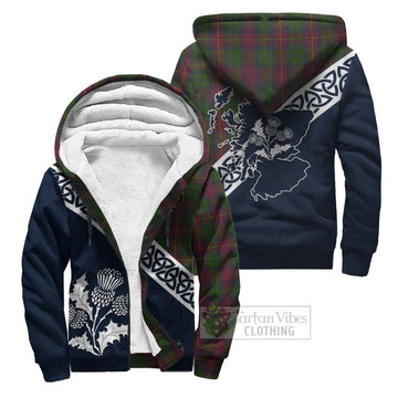 Cairns Tartan Sherpa Hoodie Featuring Thistle and Scotland Map Unisex - Tartan Vibes Clothing