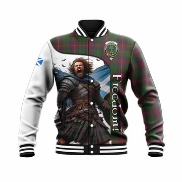 Tartan Vibes Clothing Cairns Crest Tartan Baseball Jacket Inspired by the Freedom of Scottish Warrior