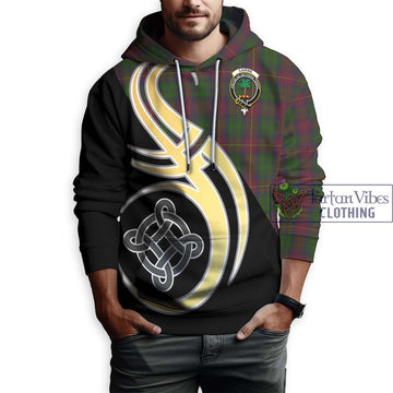 Cairns Tartan Hoodie with Family Crest and Celtic Symbol Style Zip Hoodie - Tartan Vibes Clothing