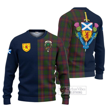 Cairns Tartan Ugly Sweater Alba with Scottish Lion Royal Arm Half Style Unisex - Tartan Vibes Clothing