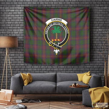 Cairns Tartan Tapestry Wall Hanging and Home Decor for Room with Family Crest