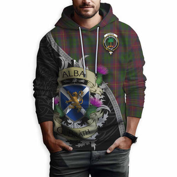 Cairns Tartan Family Crest Hoodie Lion Rampant Royal Thistle Shield Celtic Inspired Pullover Hoodie - Tartan Vibes Clothing