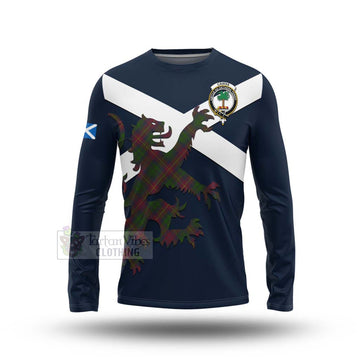 Cairns Tartan Lion Rampant Long Sleeve T-Shirt Proudly Display Your Heritage with Alba Gu Brath and Clan Name Unisex - Tartan Vibes Clothing