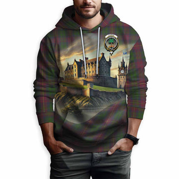 Cairns Tartan Family Crest Hoodie with Scottish Ancient Castle Style Pullover Hoodie - Tartan Vibes Clothing