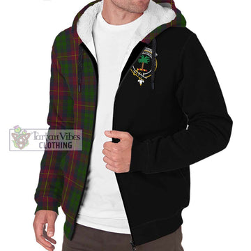 Cairns Tartan Sherpa Hoodie with Family Crest and Half Of Me Style Unisex S - Tartan Vibes Clothing