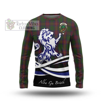 Cairns Tartan Long Sleeve T-Shirt with Alba Gu Brath Regal Lion Emblem Unisex - Tartan Vibes Clothing