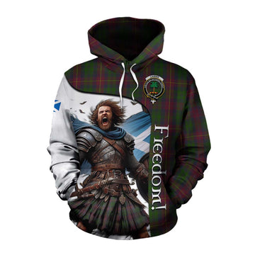 Tartan Vibes Clothing Cairns Crest Tartan Cotton Hoodie Inspired by the Freedom of Scottish Warrior