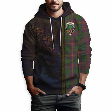 Cairns Tartan Family Crest Hoodie Alba Gu Brath Be Brave Lion Ancient Style Pullover Hoodie - Tartan Vibes Clothing